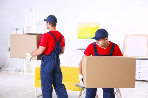 Man and van service moving boxes and furniture