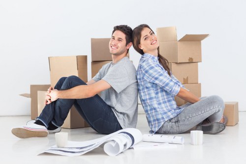 Local moving van serving a Harringay flat and apartment move