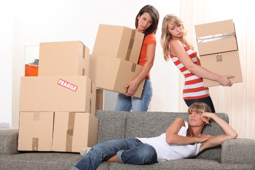 Careful loading of furniture during a Harringay house relocation